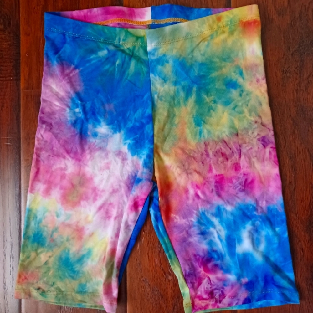 NWT Tie Dye Biker Shorts